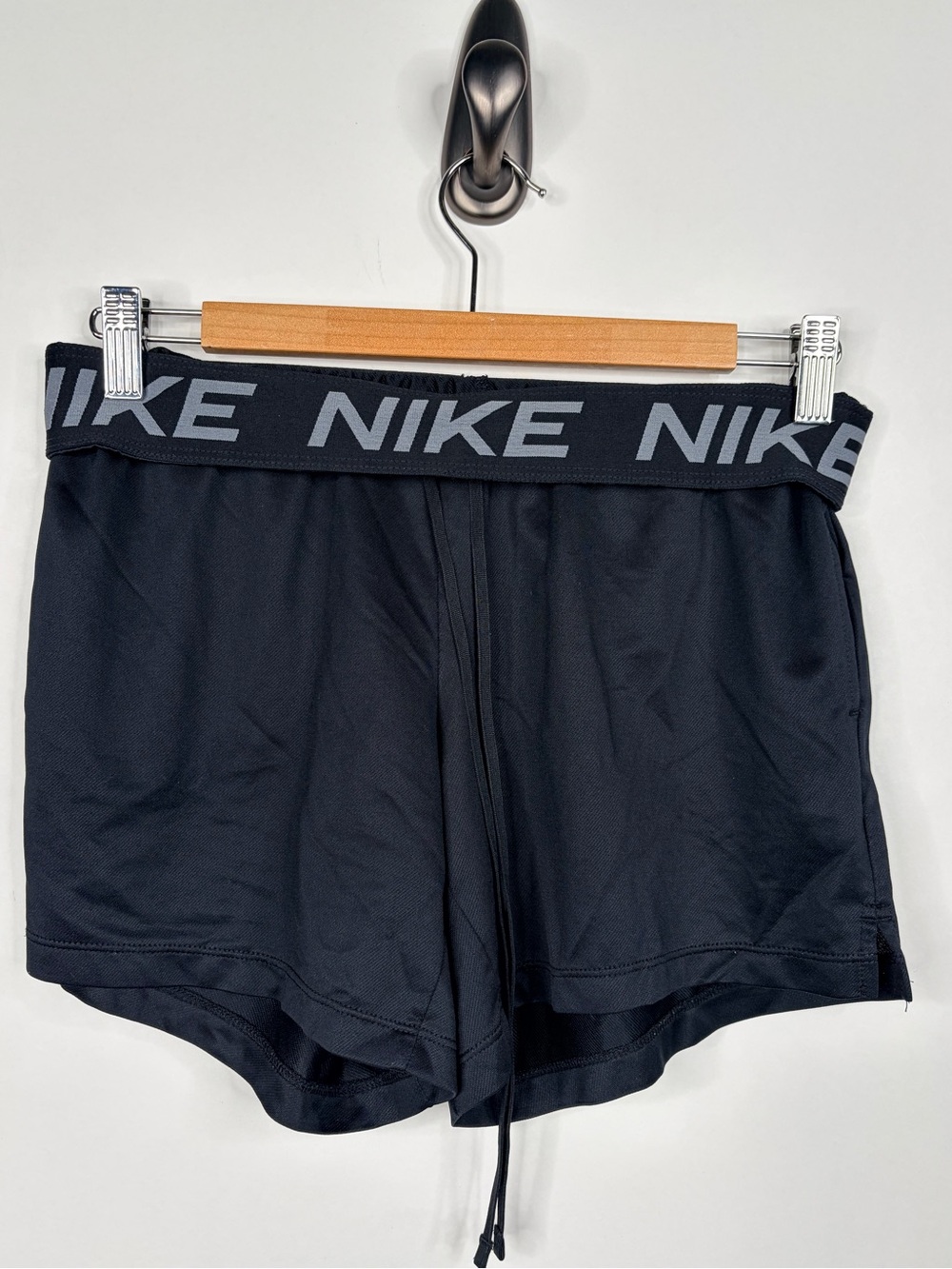 Nike Black Women’s Athletic Shorts with Branded Waistband